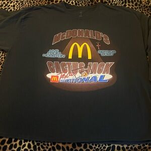 Cactus Jack Travis Scott-Texas-Black Invitational Long Sleeve T Shirt Tee-XXL